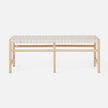 Percy Full-Grain Leather Bench