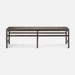 Percy Full-Grain Leather Bench