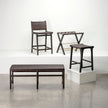 Percy Counter Stool With Backrest