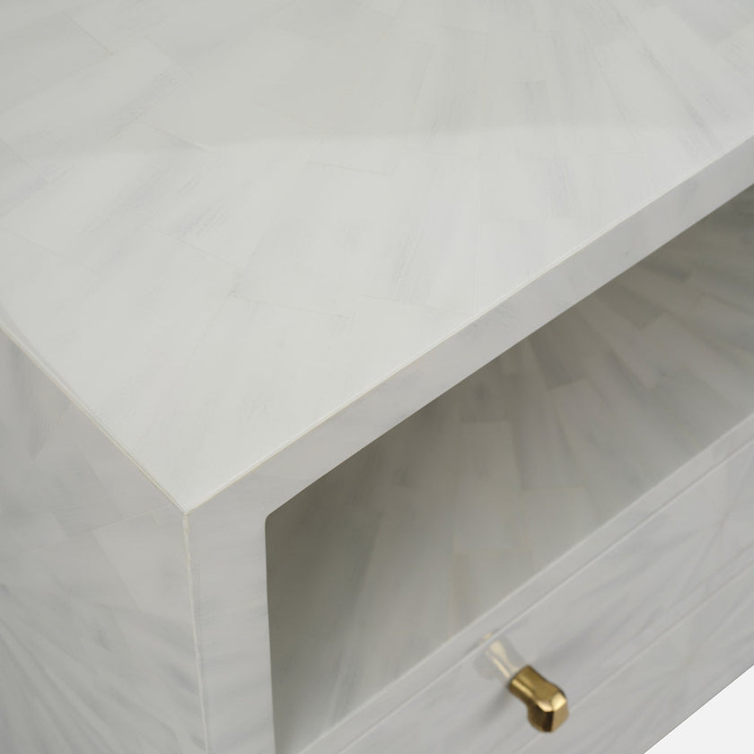 Phoenix Faux Horn Nightstand