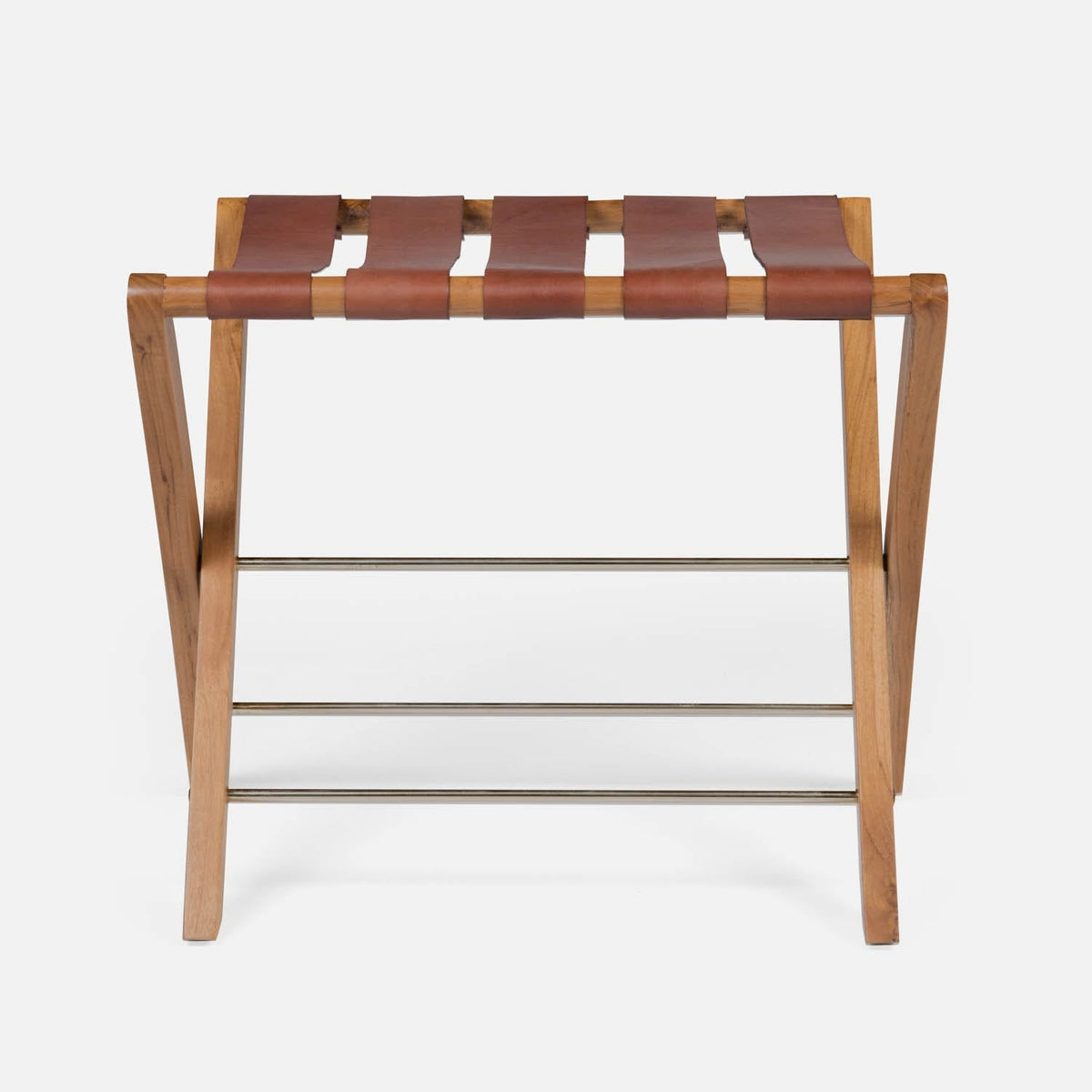 Made Goods Walvia Wood Folding Luggage Rack