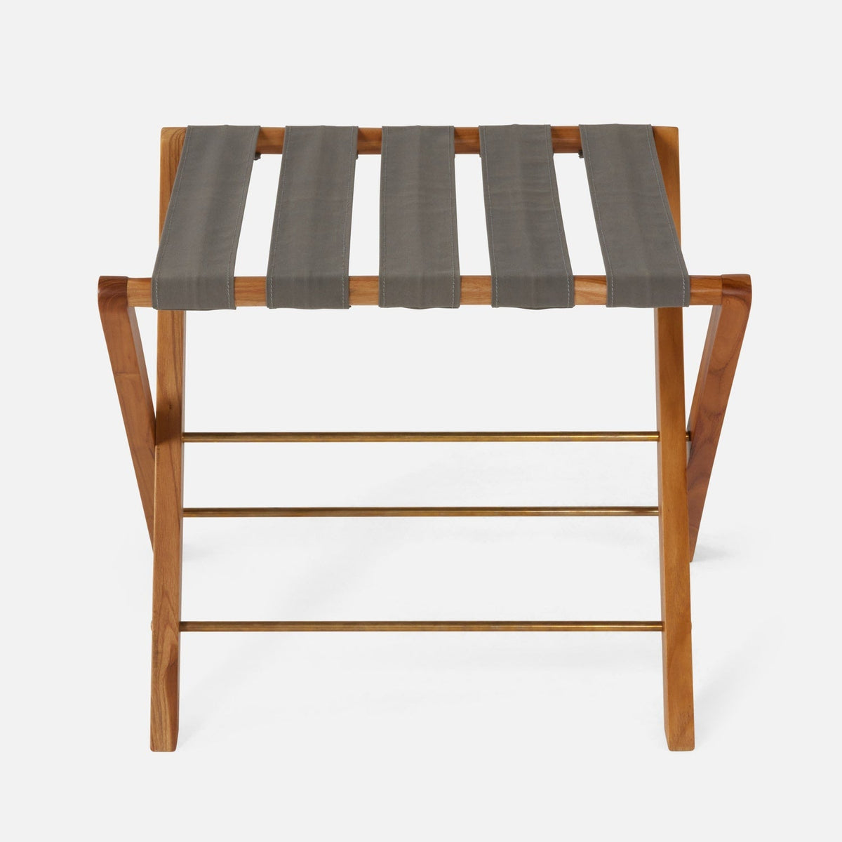 Made Goods Walvia Wood Folding Luggage Rack