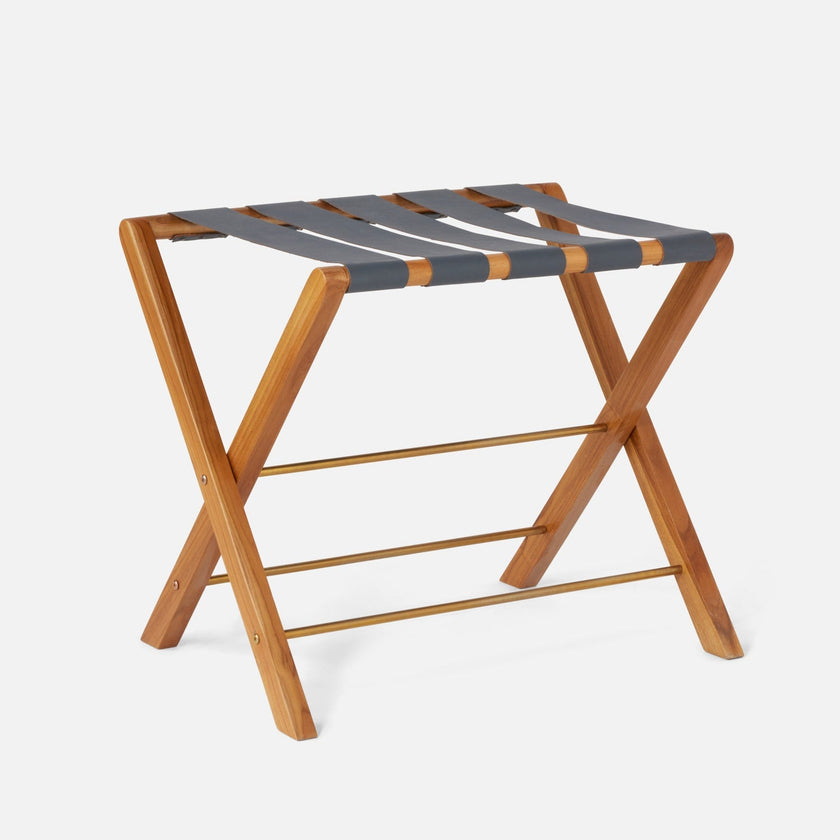 Made Goods Walvia Wood Folding Luggage Rack