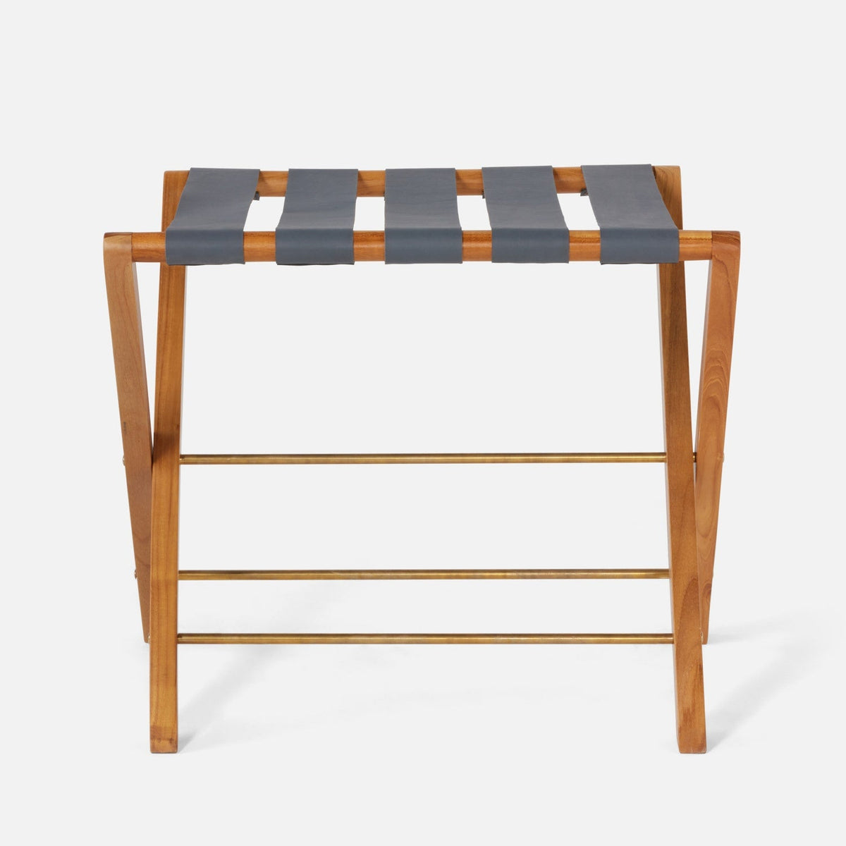 Made Goods Walvia Wood Folding Luggage Rack