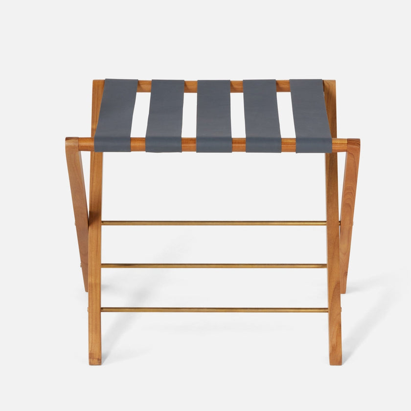 Made Goods Walvia Wood Folding Luggage Rack