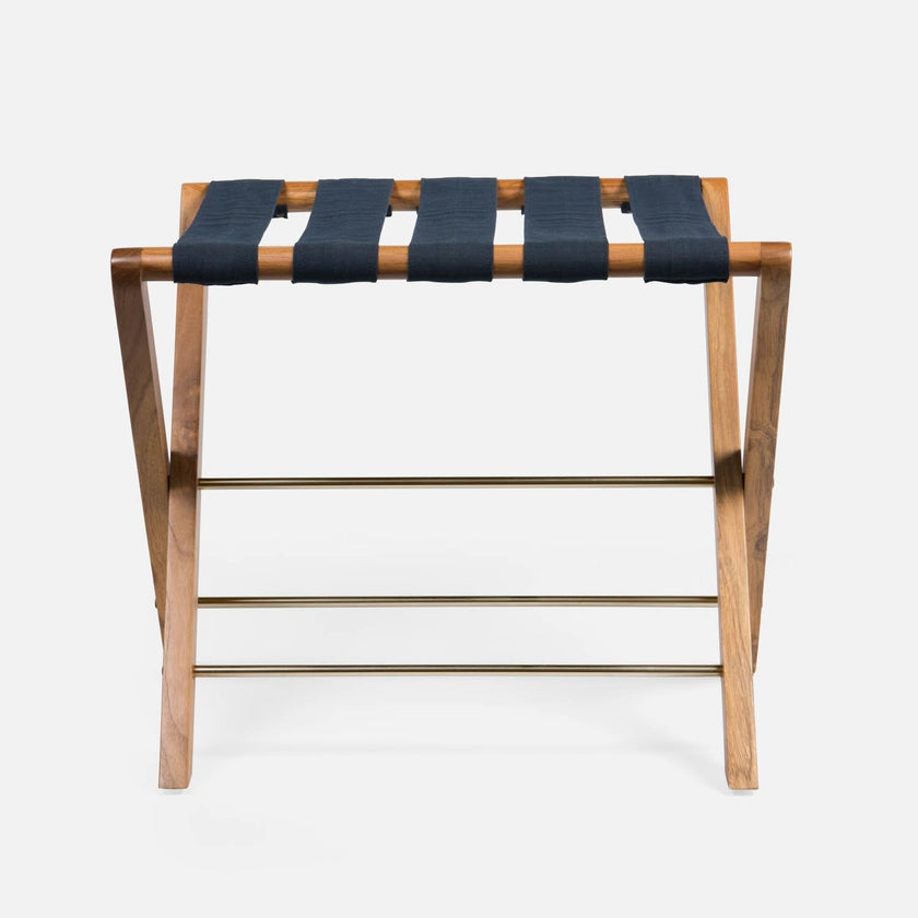 Made Goods Walvia Wood Folding Luggage Rack