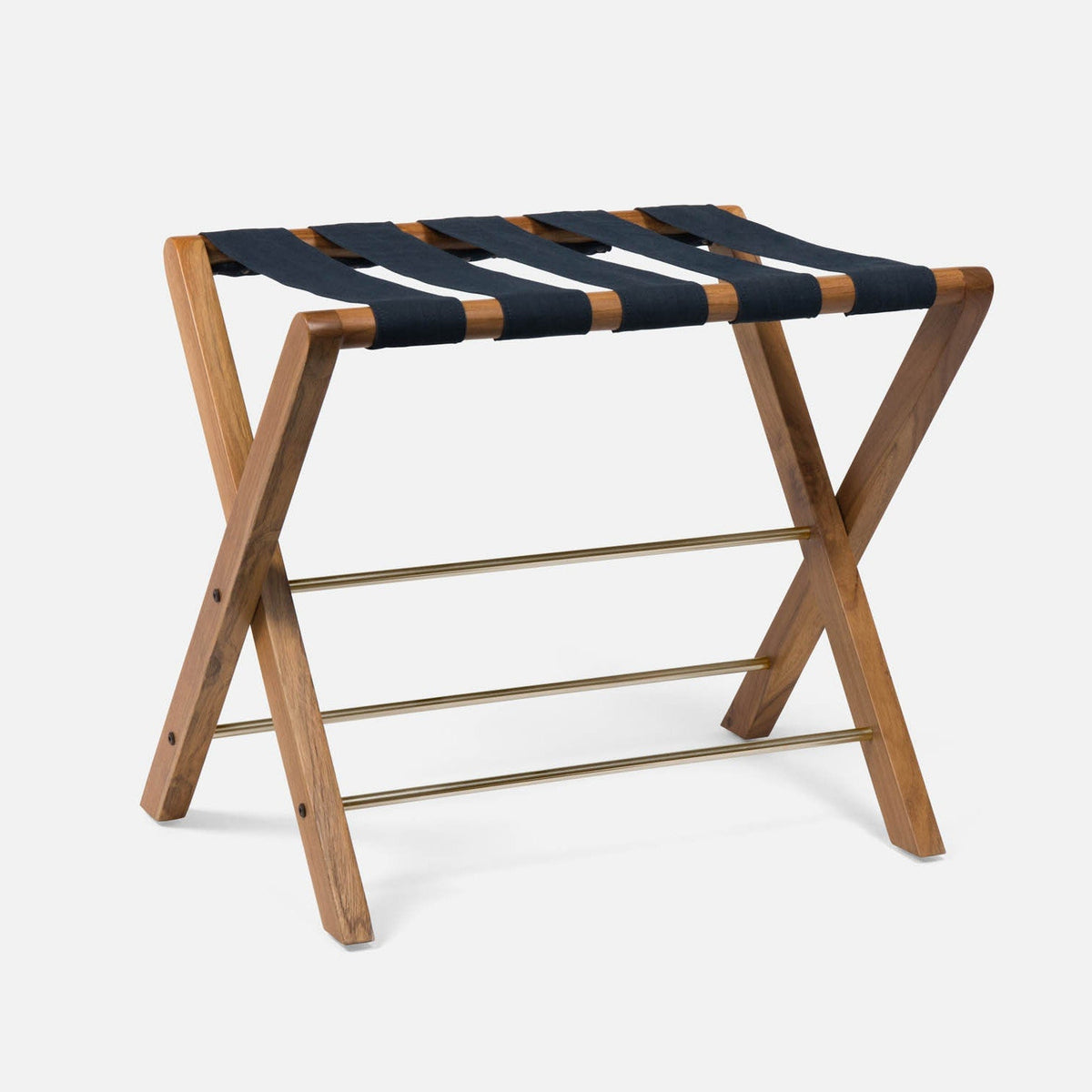 Made Goods Walvia Wood Folding Luggage Rack