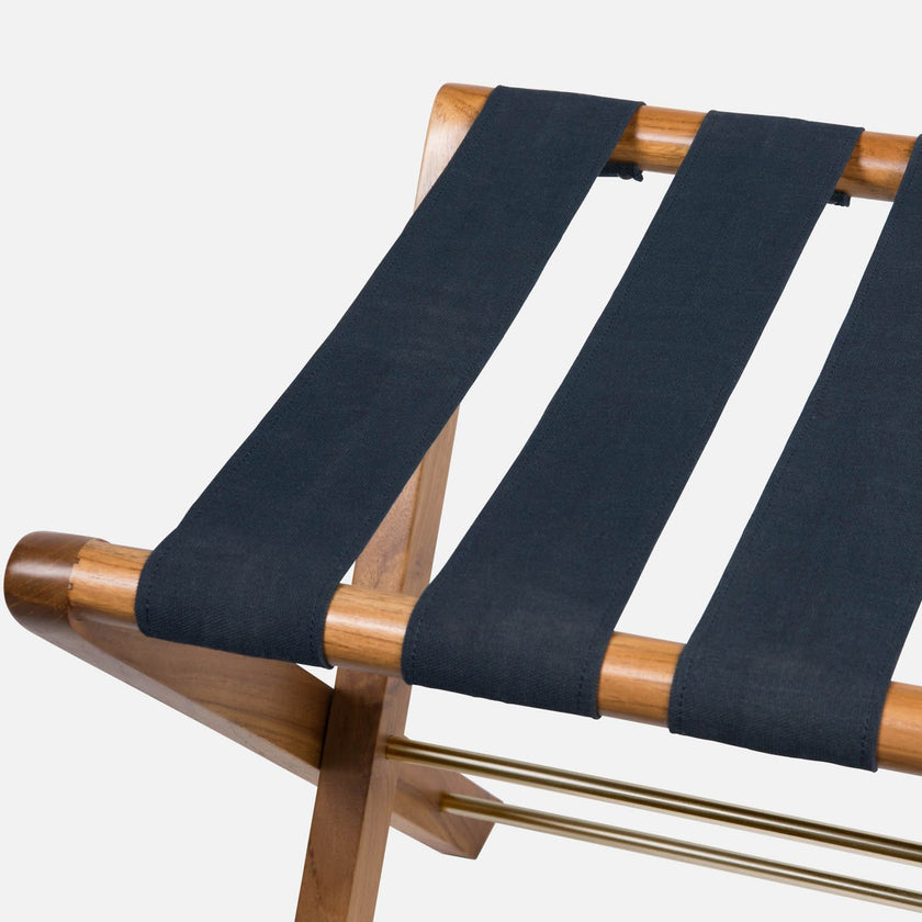Made Goods Walvia Wood Folding Luggage Rack