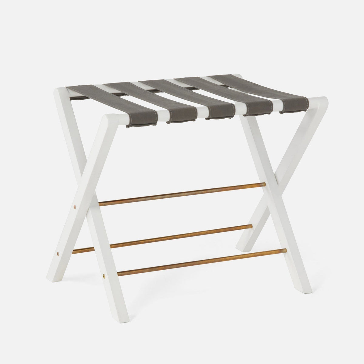 Made Goods Walvia Wood Folding Luggage Rack