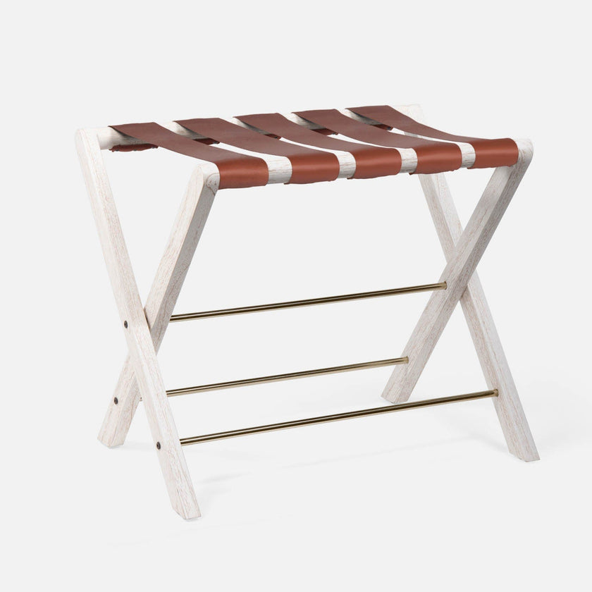 Made Goods Walvia Wood Folding Luggage Rack