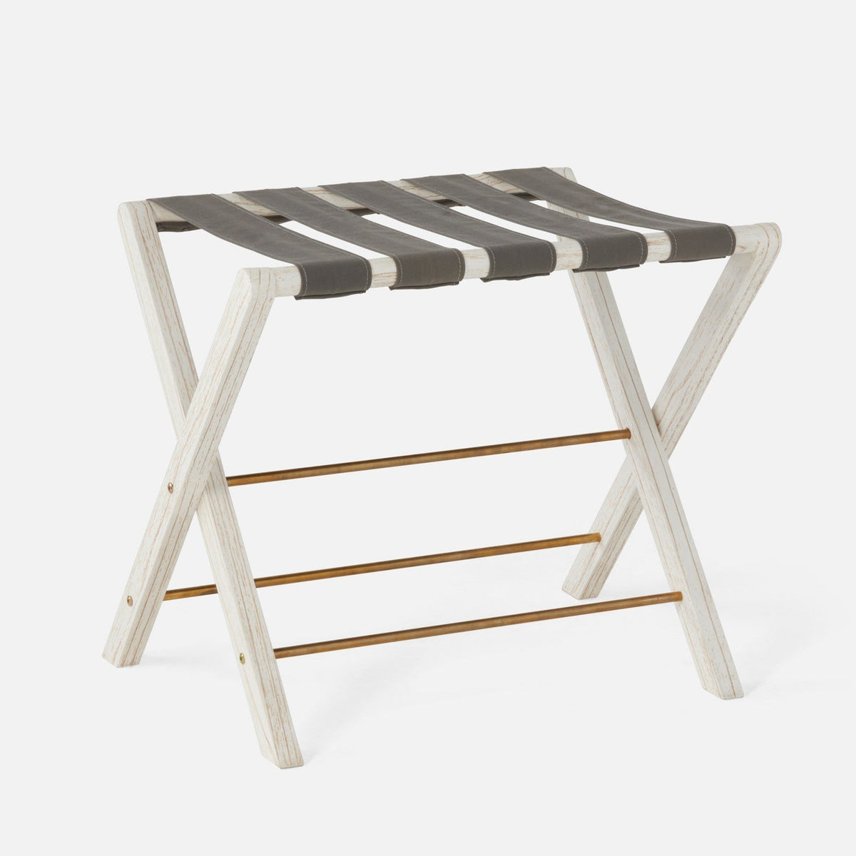Made Goods Walvia Wood Folding Luggage Rack