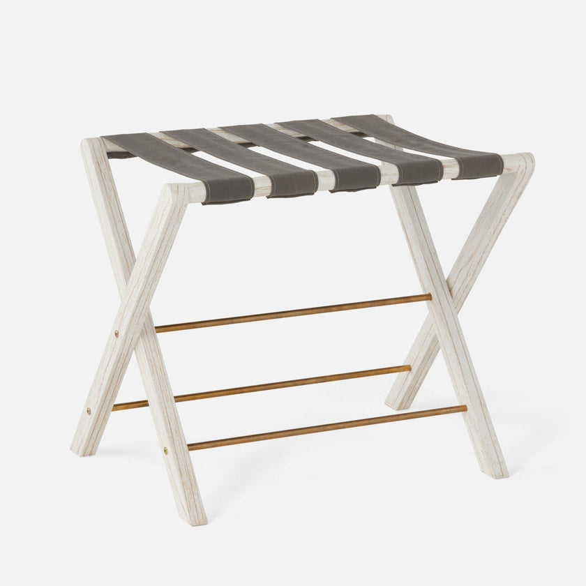 Made Goods Walvia Wood Folding Luggage Rack