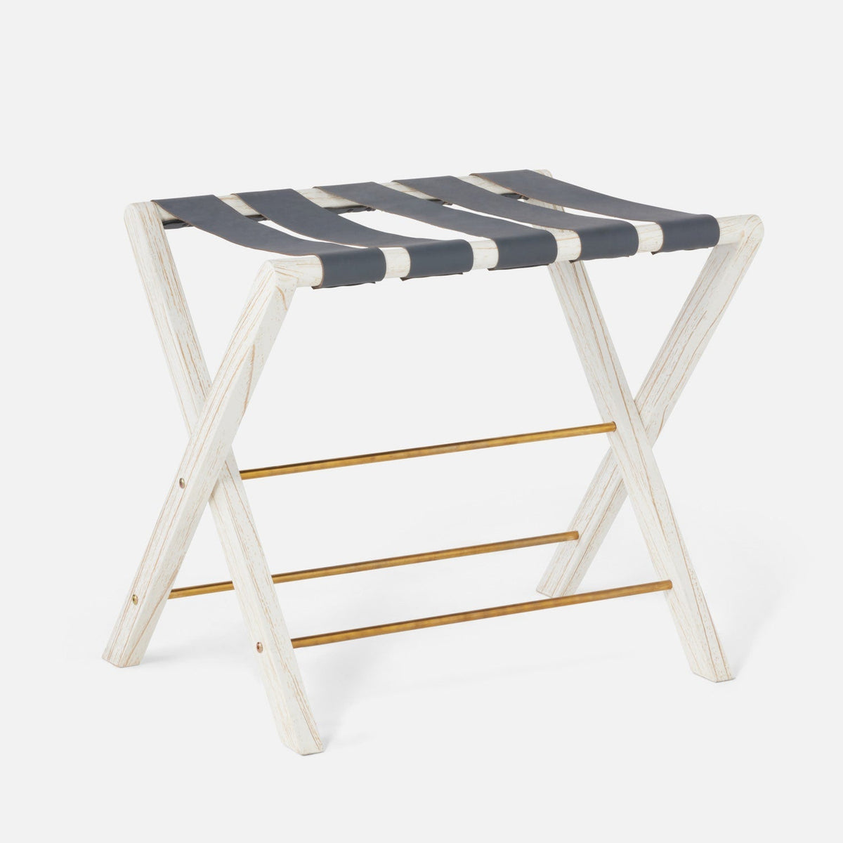 Made Goods Walvia Wood Folding Luggage Rack