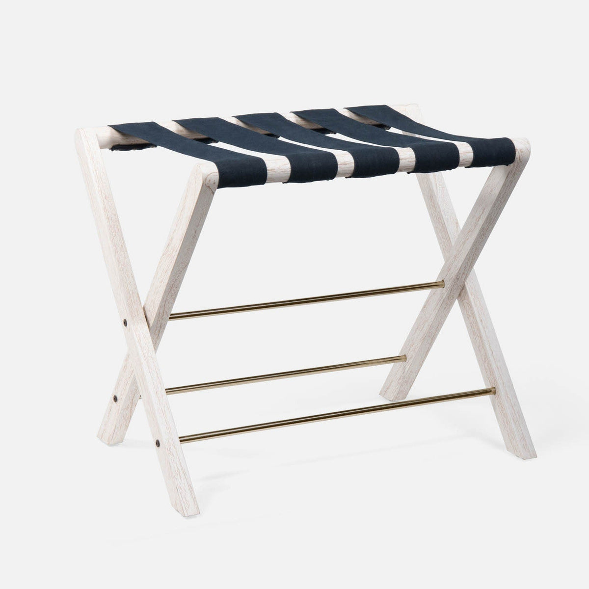 Made Goods Walvia Wood Folding Luggage Rack