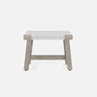 Wentworth Faux Rattan Bench