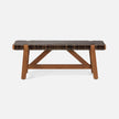 Wentworth Faux Rattan Bench