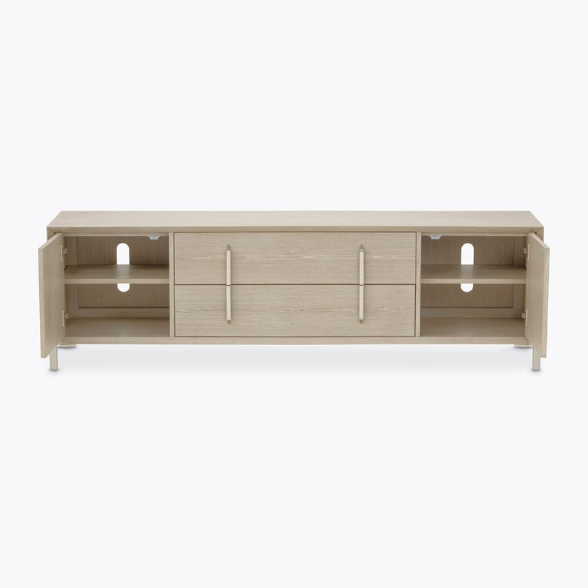 Michael Amini Lotus Bay TV Console - Sand