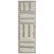 Feizy Ashby 8909F Transitional Geometric Rug in Gray/Ivory