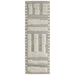 Feizy Ashby 8909F Transitional Geometric Rug in Gray/Ivory