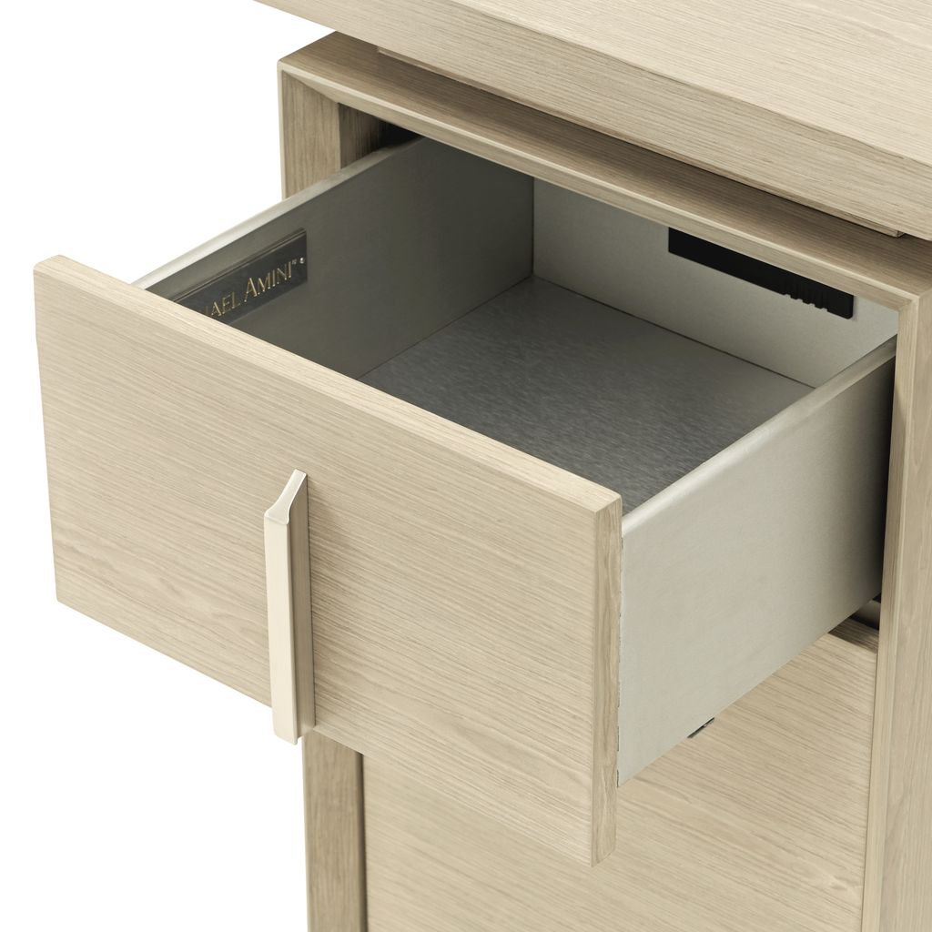 Michael Amini Lotus Bay Vanity Desk - Sand