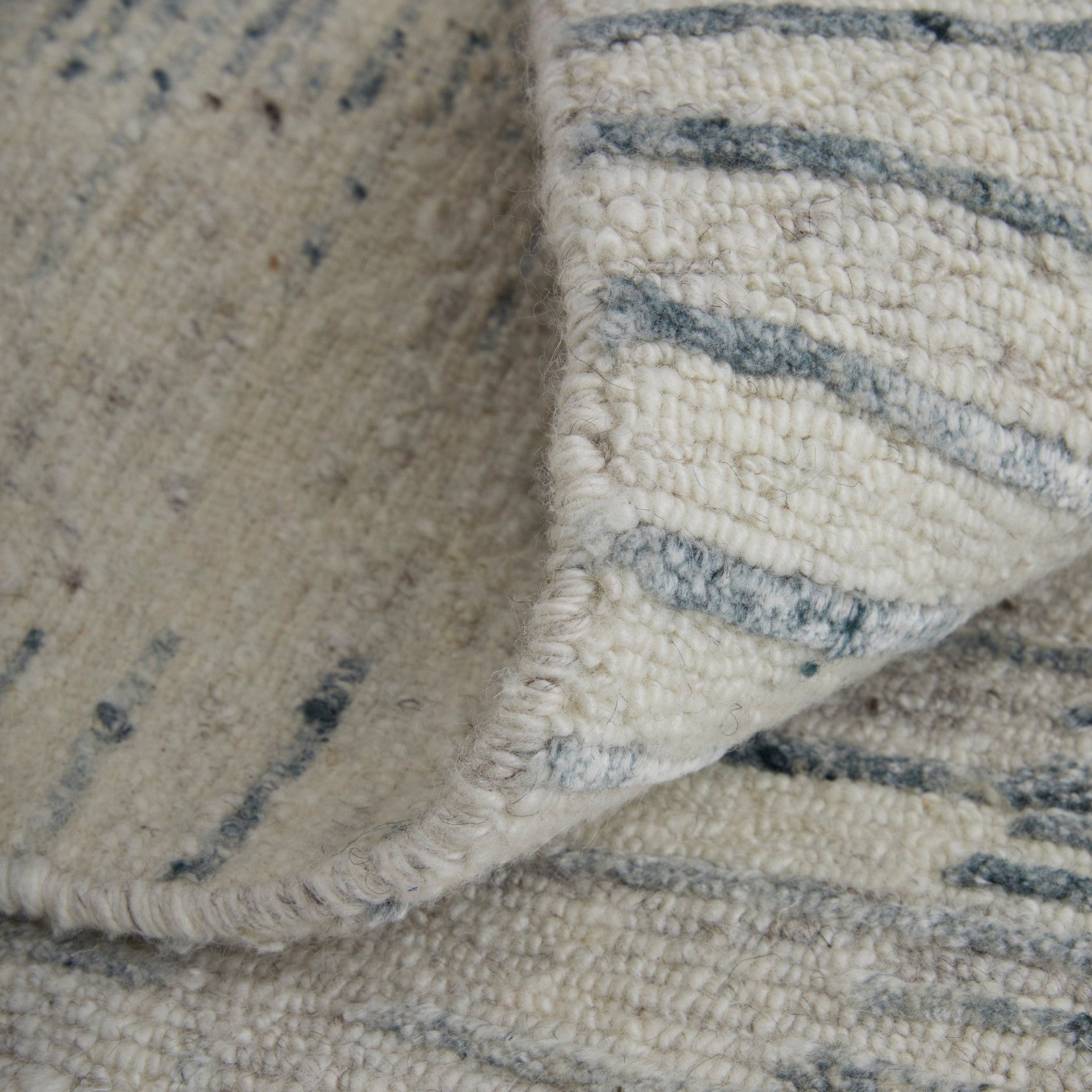 Feizy Brighton 69CGF Modern Abstract in Ivory/Blue/Gray