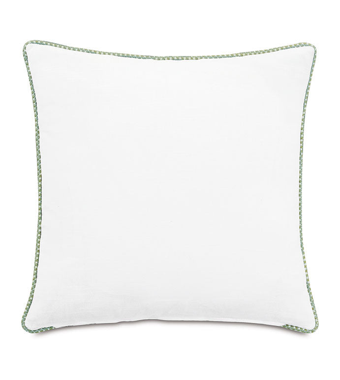 Eastern Accents Grenada Embroidered Stripes Decorative Pillow