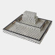 Global Views Moroccan Black Resin Square Tray