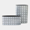 Global Views Cuthbert Matte Black Stitch Vase