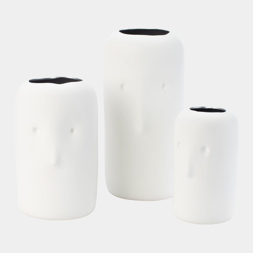 Global Views Impressionistic Simple Face Umbrella Stand Clearance