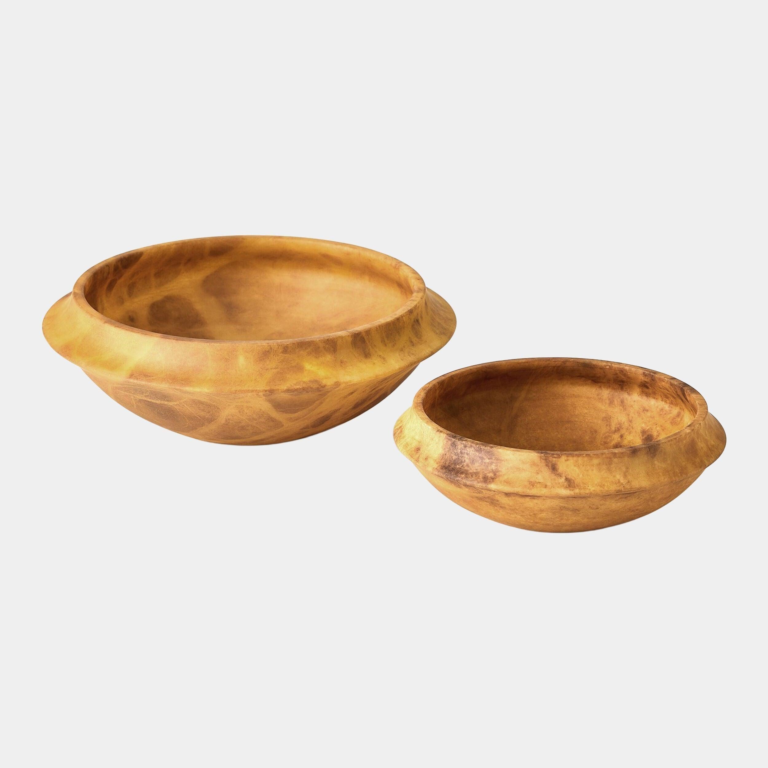 Global Views Cove Edge Alabaster Bowl Clearance