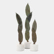 Global Views Falling Leaves Antique Brass Sculpture Clearance