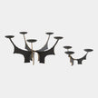 Global Views Brutalist Bronze Candle Holder