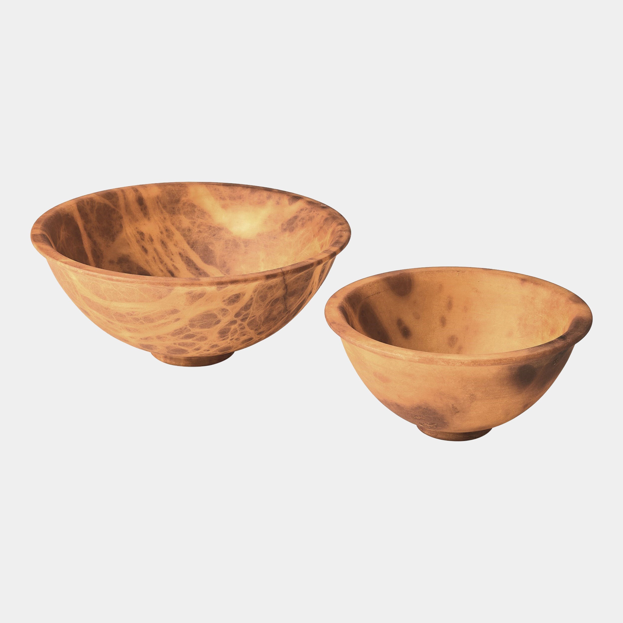 Global Views White Oiled Alabaster Bowl Clearance