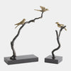 Global Views Perched Sparrows