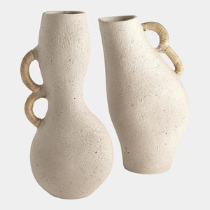 Global Views Hourglass Sandstone Vase