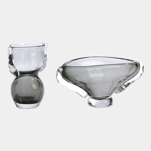 Global Views Winged Gray Bowl