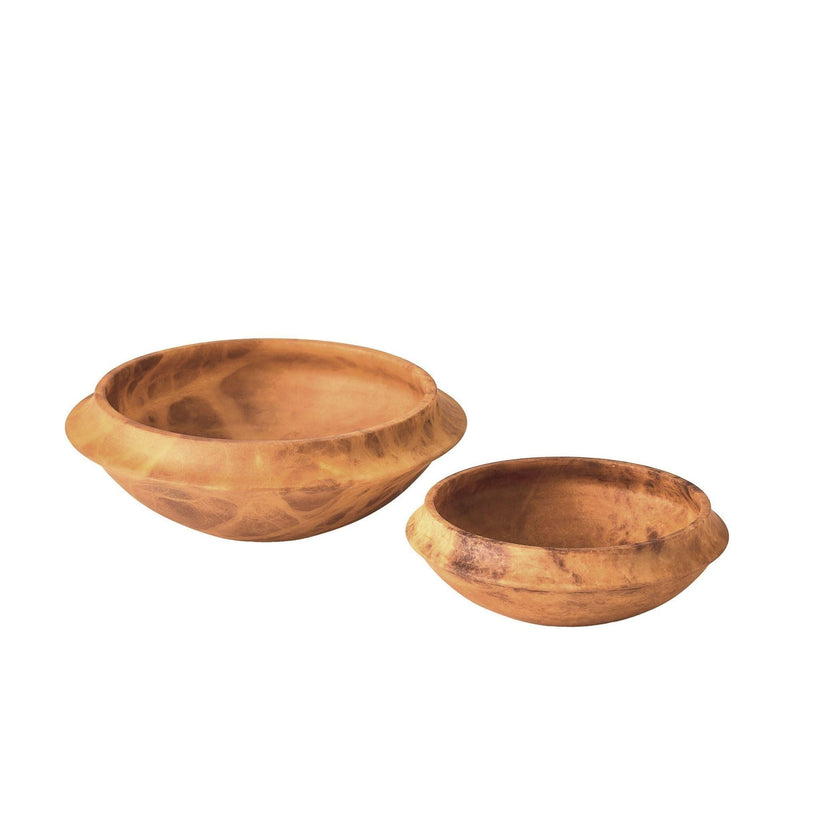 Global Views Cove Edge Alabaster Bowl