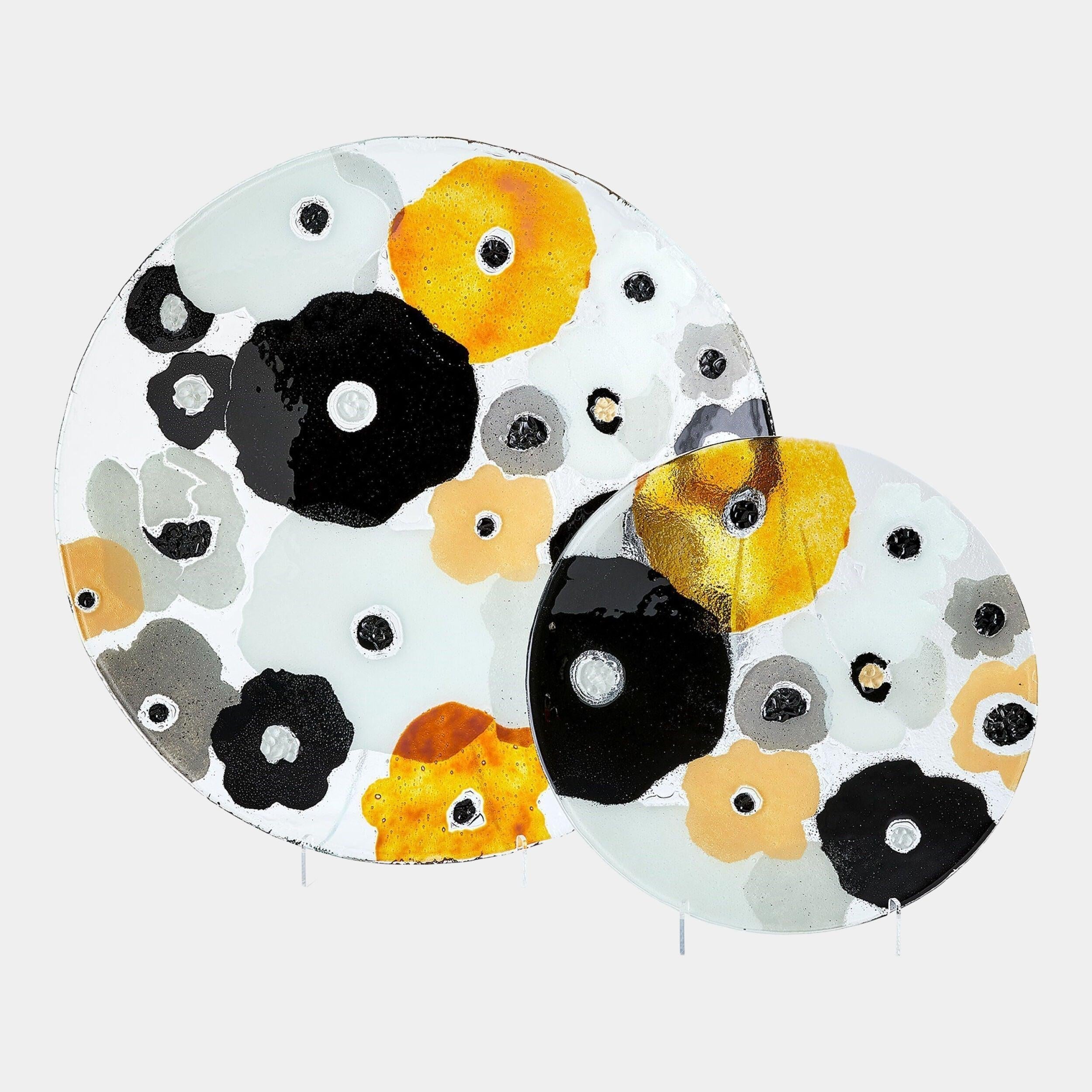 Global Views Fused Floral Charger