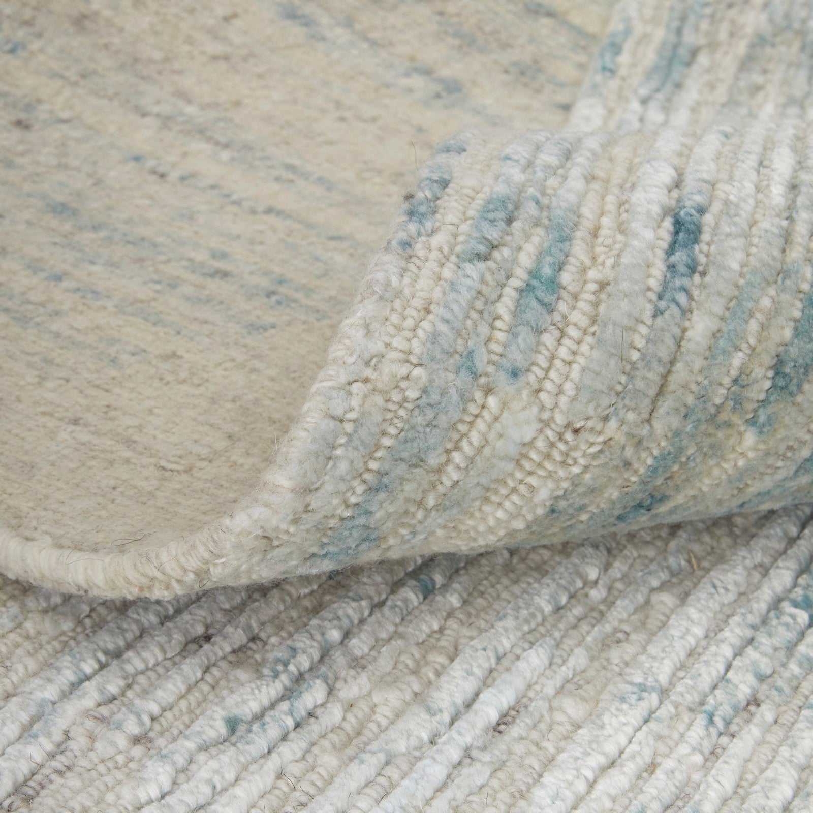 Feizy Brighton 69CHF Modern Abstract in Blue/Ivory/Silver