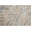Feizy Laina 39G6F Transitional Abstract in Tan/Ivory/Gray