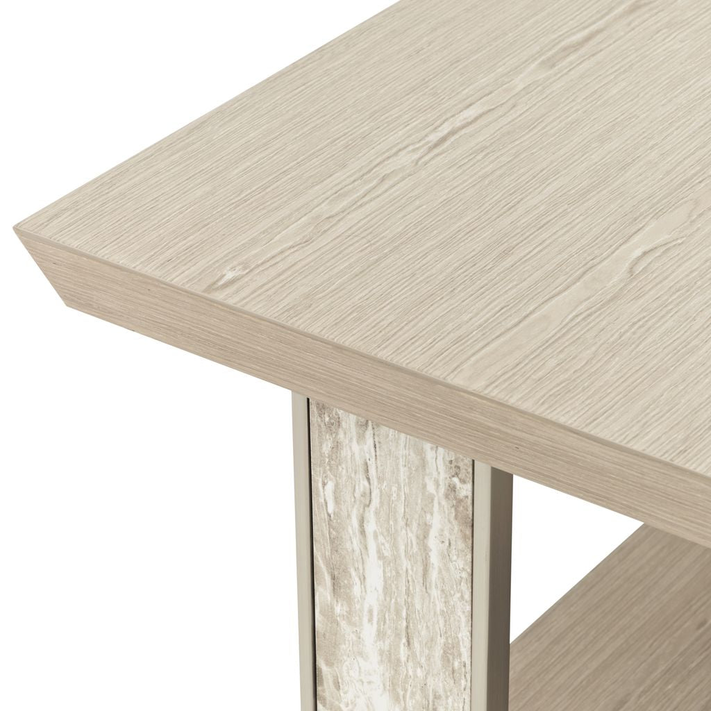 Michael Amini Lotus Bay Rectangular Cocktail Table - Sand