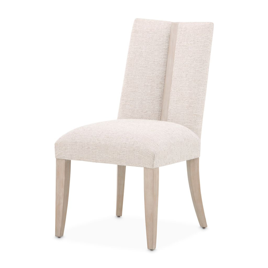 Michael Amini Lotus Bay Dining Side Chair - Sand - Set of 2
