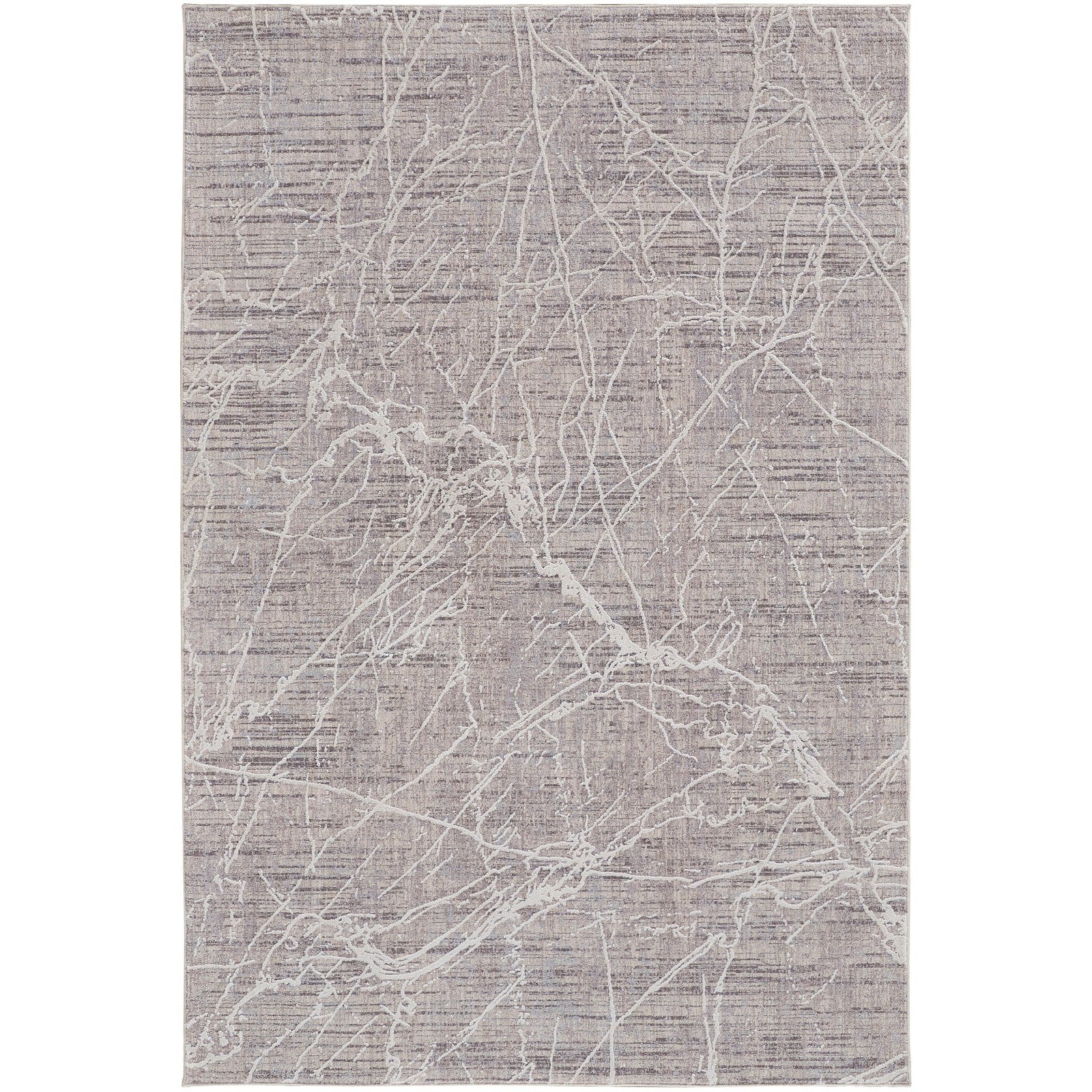 Feizy Lennon 39FZF Transitional Abstract in Taupe/Gray