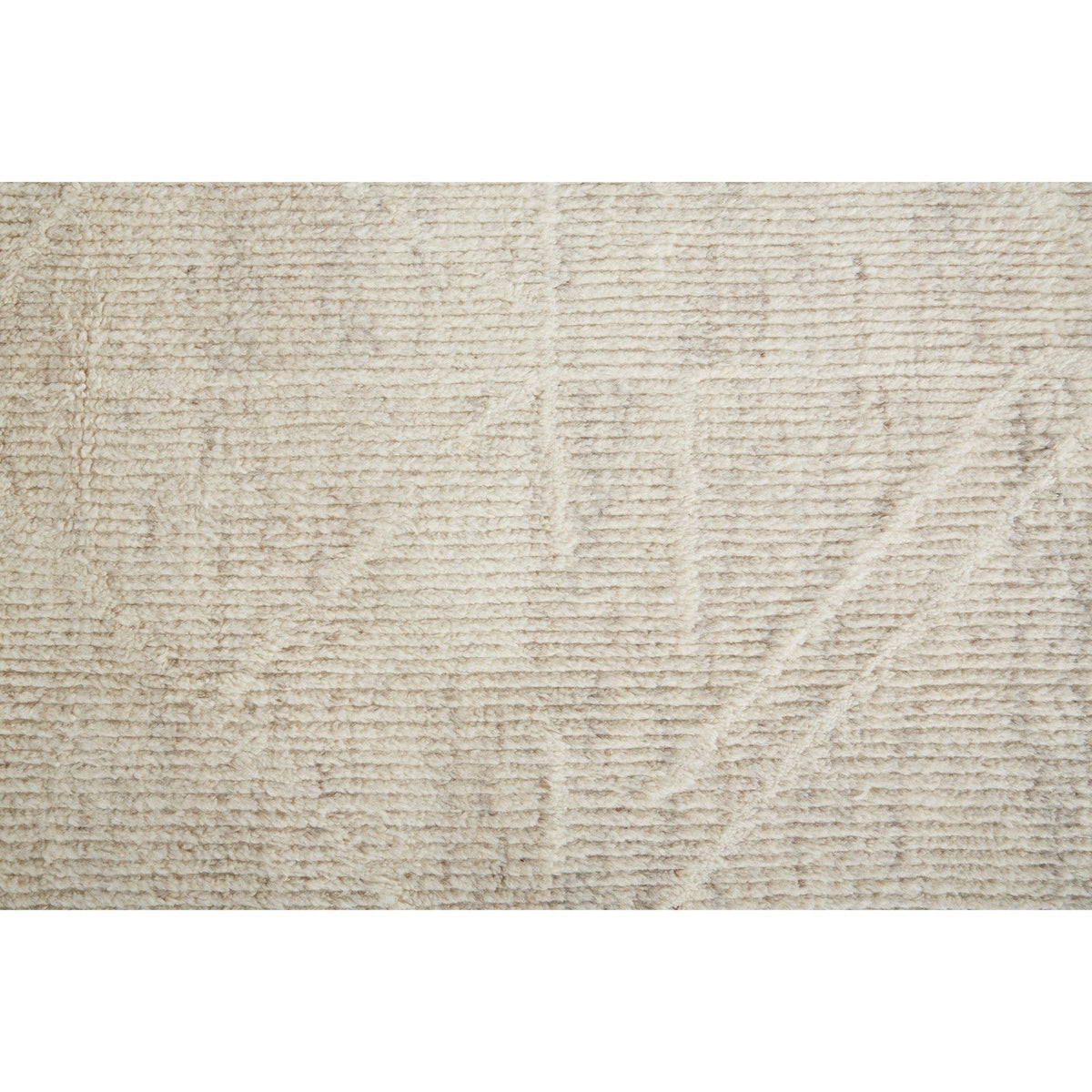 Feizy Alford 6921F Modern Solid in Ivory/Tan