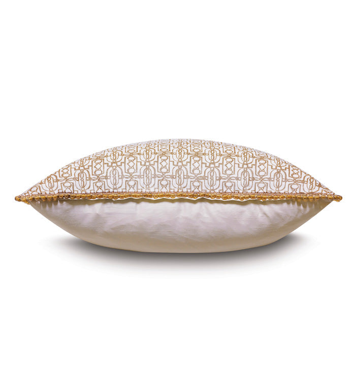 Eastern Accents Cordova Taupe with Beaded Trim