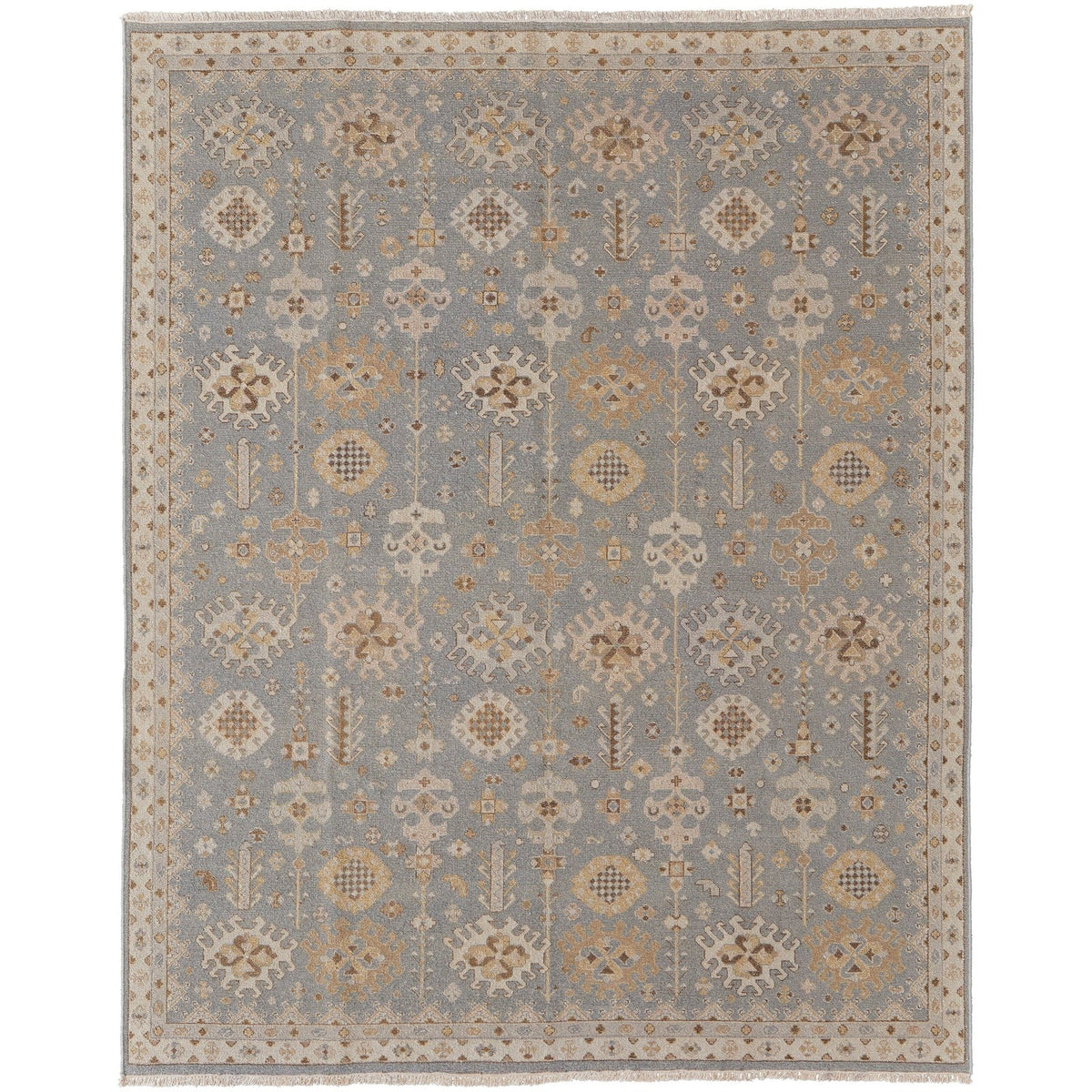 Feizy Corbitt 0610F Traditional Oriental in Blue/Gray/Ivory