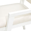 Michael Amini Palm Gate Arm Chair - Cloud White - Set of 2