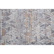 Feizy Francisco 39CZF Transitional Abstract in Gray/Blue/Orange