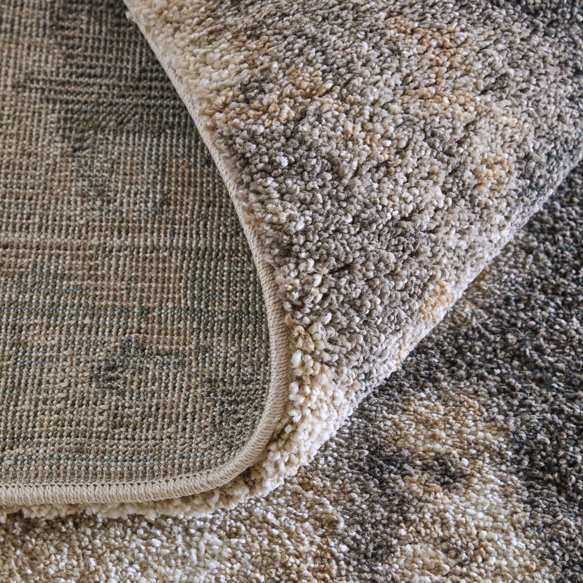 Feizy Richmond 39R7F Modern Abstract Rug in Tan/Gray