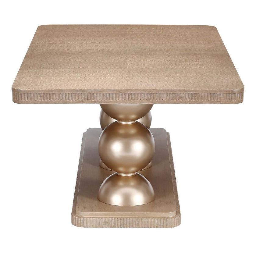 Michael Amini West Kensington Rectangular Dining Table - Sea Salt Caramel